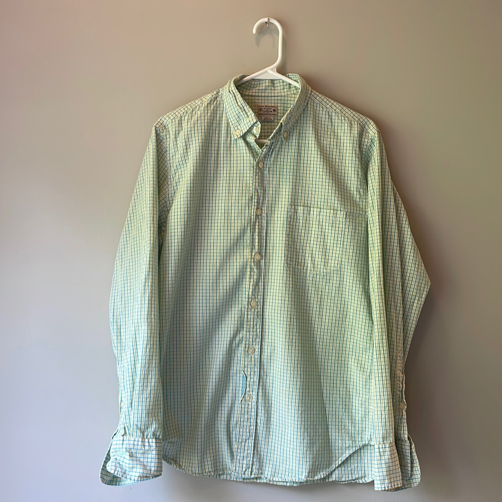 J Crew Long Sleeve button up -Medium